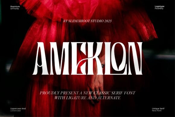 Ameklon: A Bold Serif Font for Digital Marketing