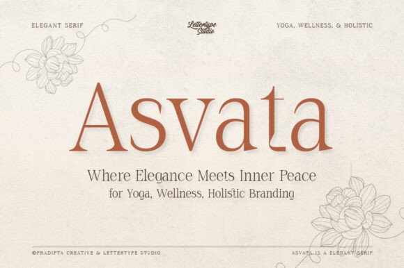 Asvata: A Serif Font for Elegant Web Design