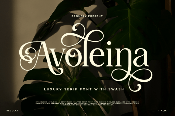 Avoleina: A Serif Font for Real-World Design