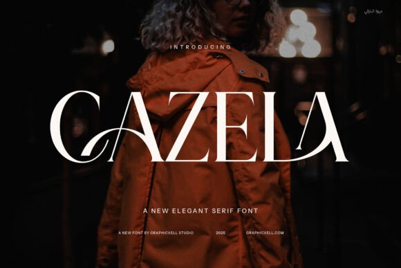 Cazela: A Serif Font for Real-World Design