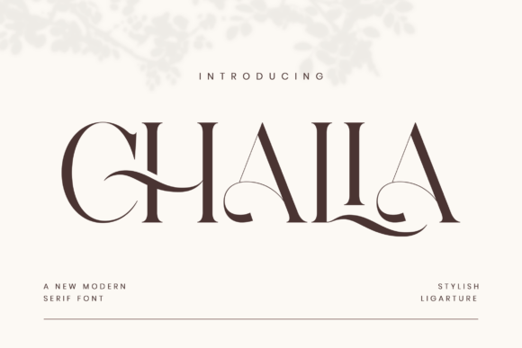 Chalia: A Stylish Serif Font for Business