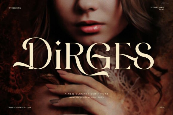 Dirges Font for Stylish Editorial Design