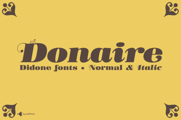 Donaire: A Professional Serif Font for Small Businesses
