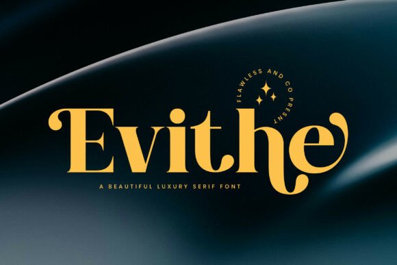 Evolent Display Font for Web Design