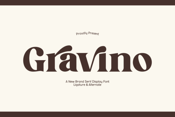 Gravino: A Serif Font for Elegant Design