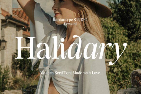 Halidary: A Serif Font for Elegant Campaigns