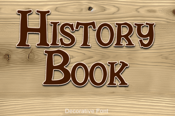 History Book: A Serif Font with Storytelling Charm
