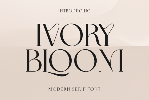 Ivory Bloom Font: Elegant Serif for Digital Marketing