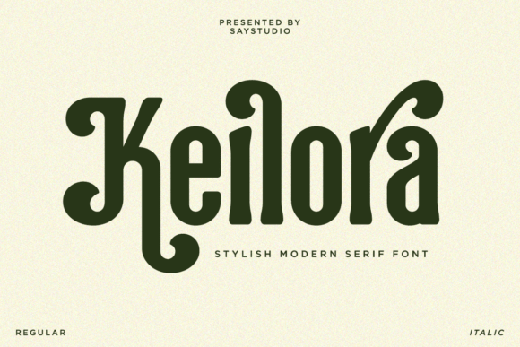 Keilora: A Modern Serif for Bold Branding