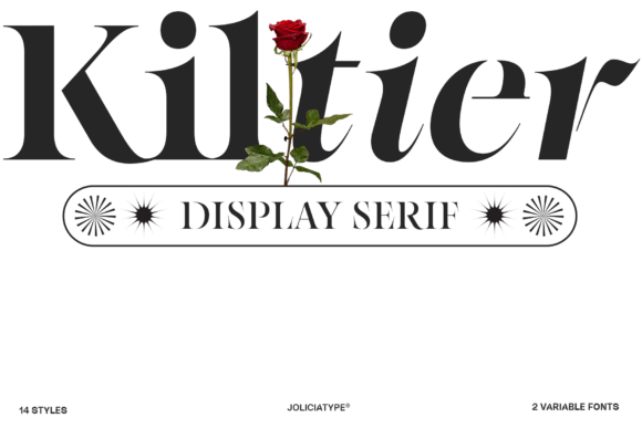 Kiltier: A Serif Font for Editorial Excellence