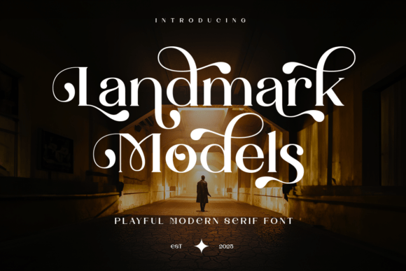 Landmark Models Font for Bold Branding