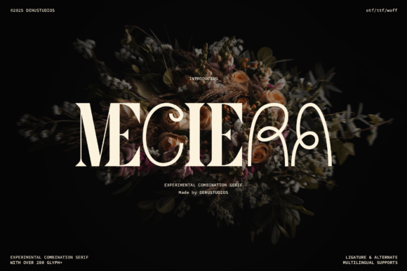 Meciera: A Serif Font for Elegant Design