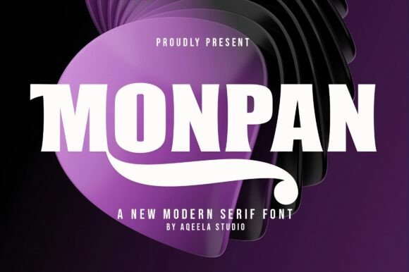 Monpan: A Modern Serif Font