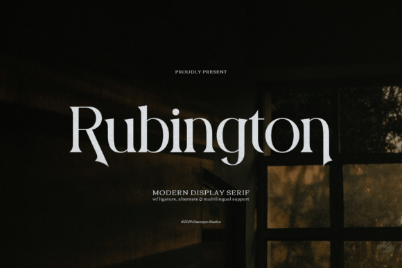 Rubington: A Modern Serif Font
