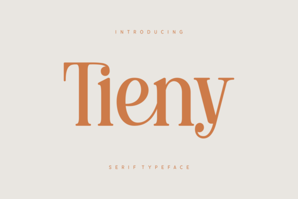 Tieny: A Serif Font for Modern Campaigns