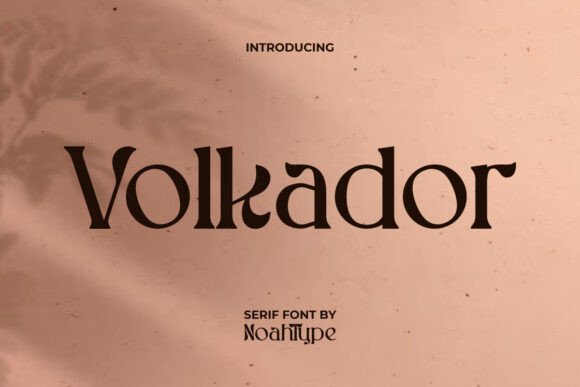 Volkador: A Sophisticated Serif for Business Branding