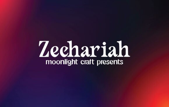 Zechariah: A Font for Business Elegance
